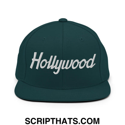 Hollywood Script Snapback Hat Spruce