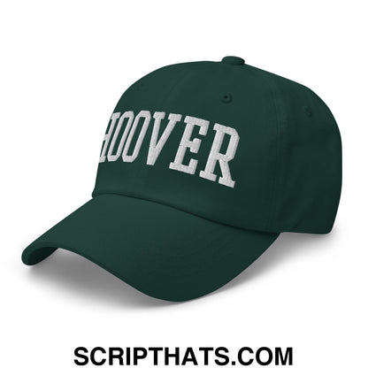 Hoover Varsity College Block Embroidered Unstructured Dad Hat Spruce
