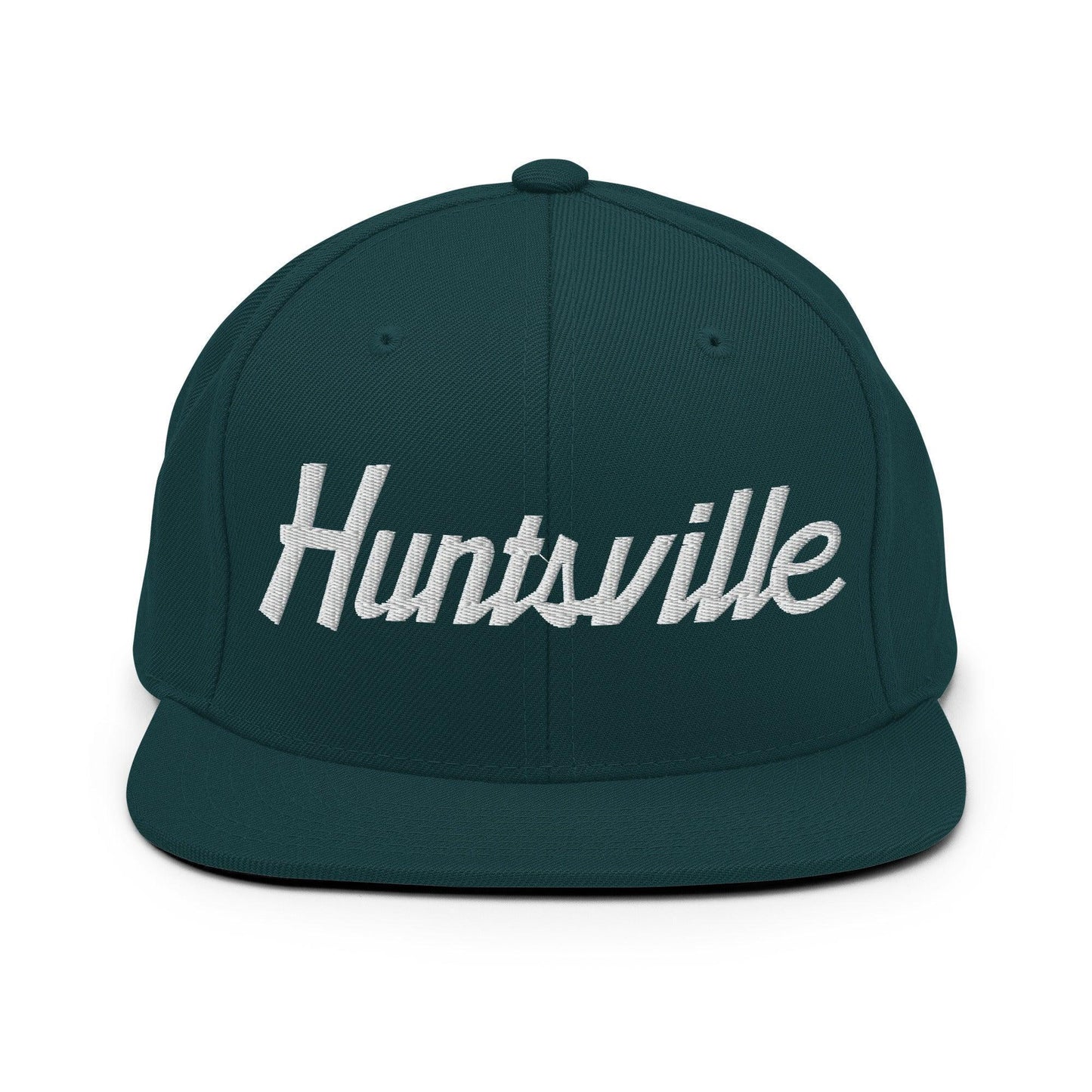 Huntsville Script Snapback Hat Spruce