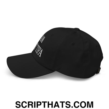 I am Aunt Tifa Embroidered Unstructured Dad Hat Black