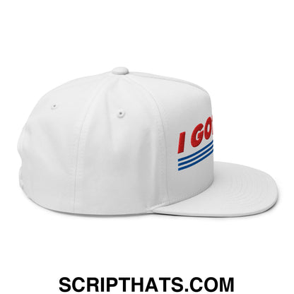 I Got That Dog In Me Embroidered Flat Brim Bill 5 Panel Snapback Hat Default Title