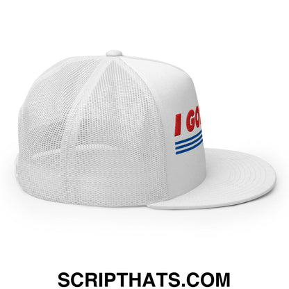 I Got That Dog In Me Embroidered Flat Brim Bill Mesh Trucker Hat Default Title