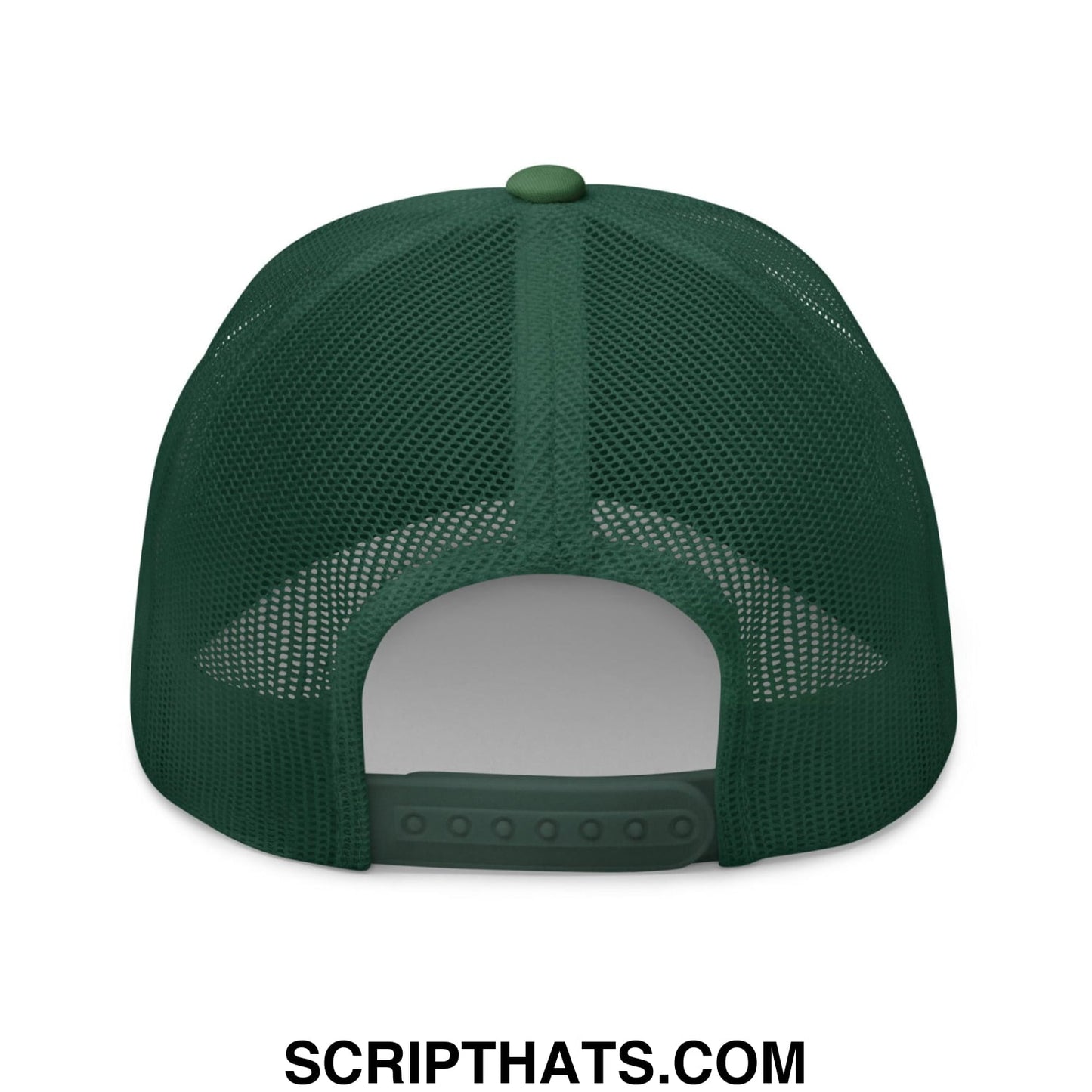 I Have Rabies Embroidered Mesh Trucker Hat Evergreen