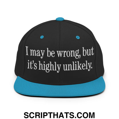 I may be wrong, but it's highly unlikely. Embroidered Flat Bill Brim Snapback Hat Black Teal