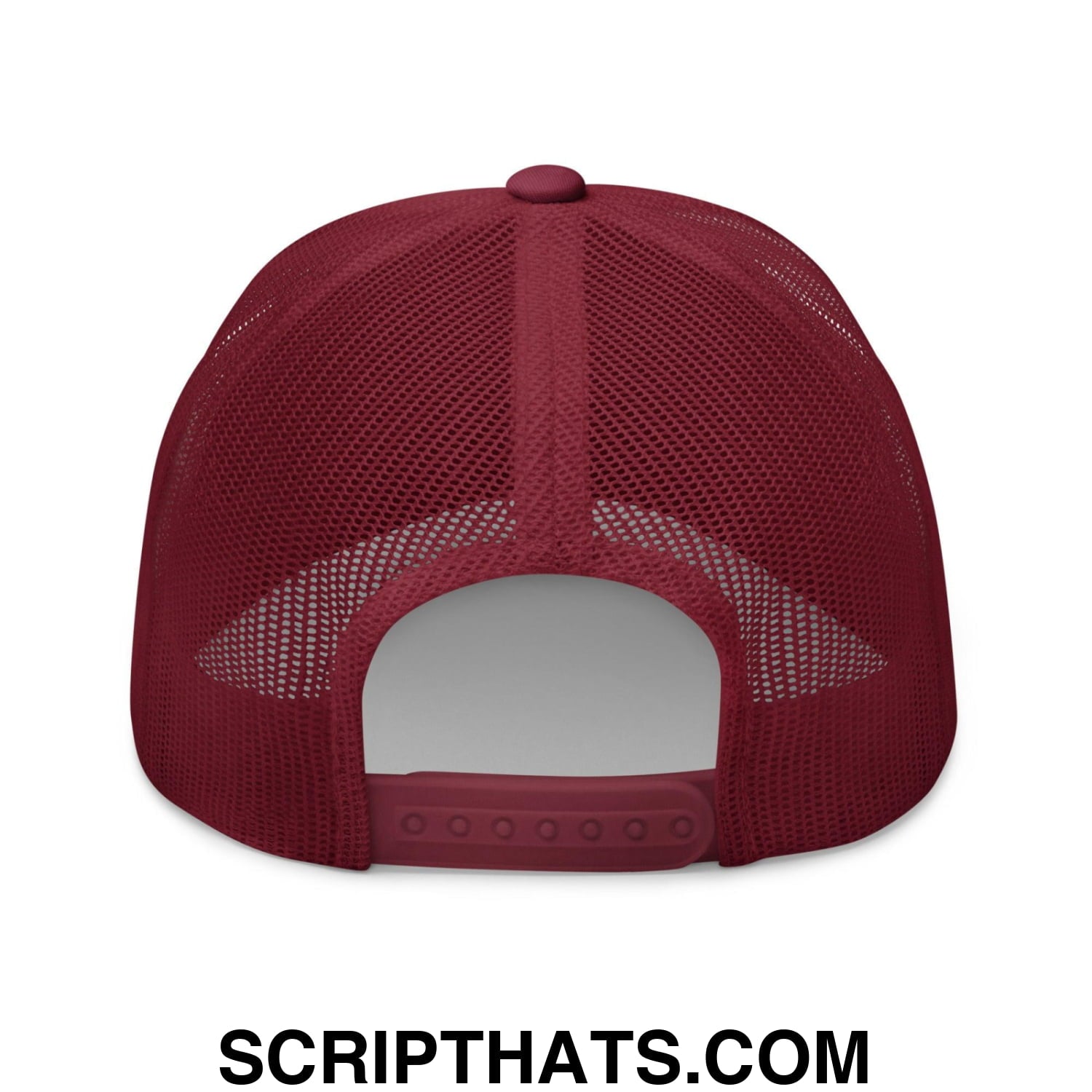I Survived My Trip to NYC Embroidered Mesh Trucker Hat Cranberry