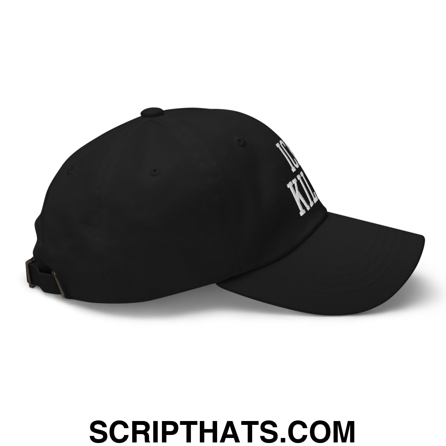 ICE Kills Embroidered Unstructured Dad Hat Black
