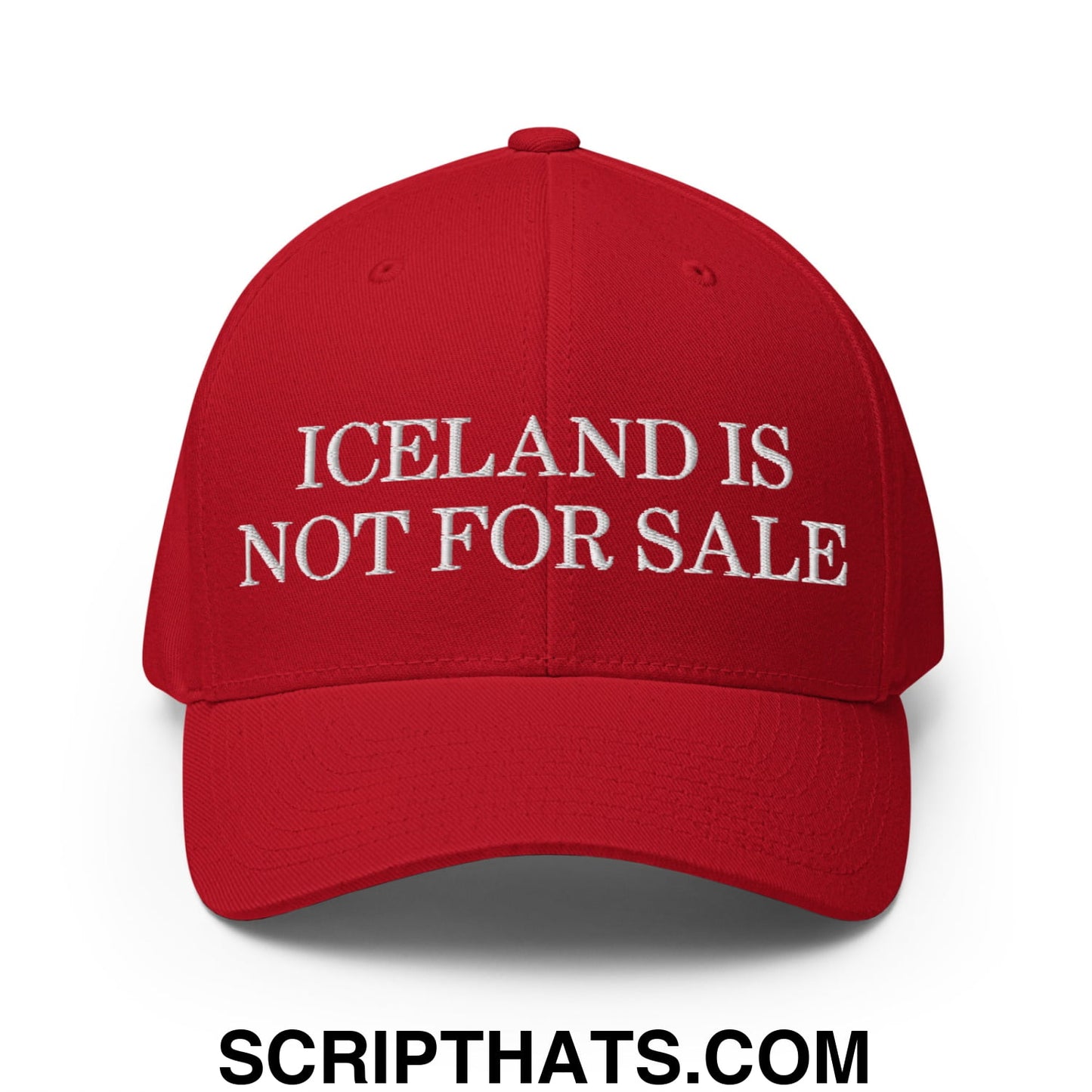 Iceland Is Not For Sale Embroidered Stretch Fit Baseball Hat