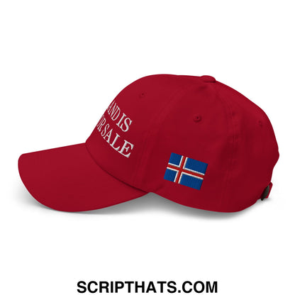 Iceland Is Not For Sale Embroidered Unstructured Dad Hat Default Title
