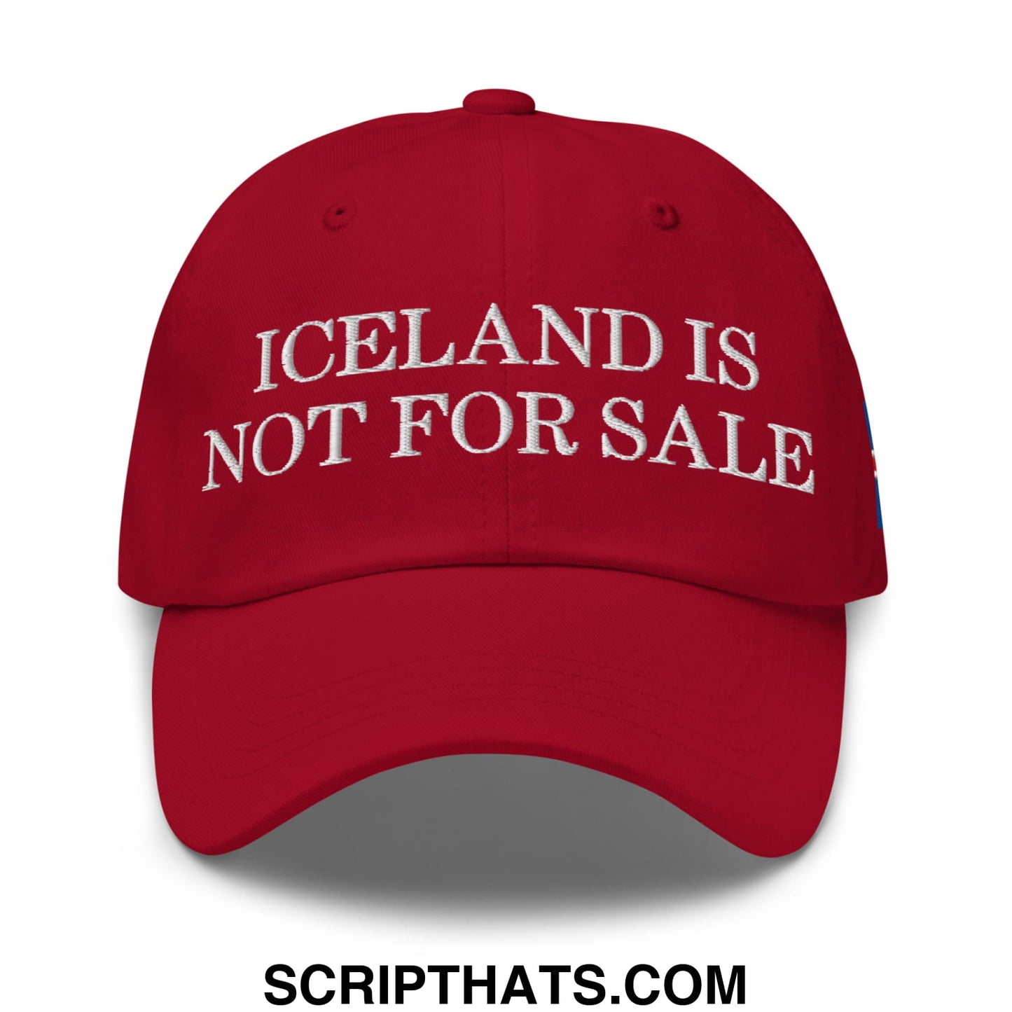 Iceland Is Not For Sale Embroidered Unstructured Dad Hat Default Title