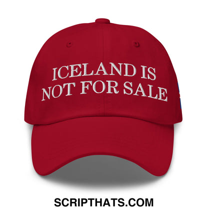 Iceland Is Not For Sale Embroidered Unstructured Dad Hat Default Title