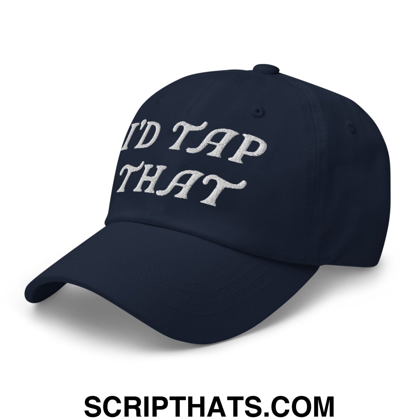 I'd Tap That Embroidered Unstructured Golf Dad Hat Navy