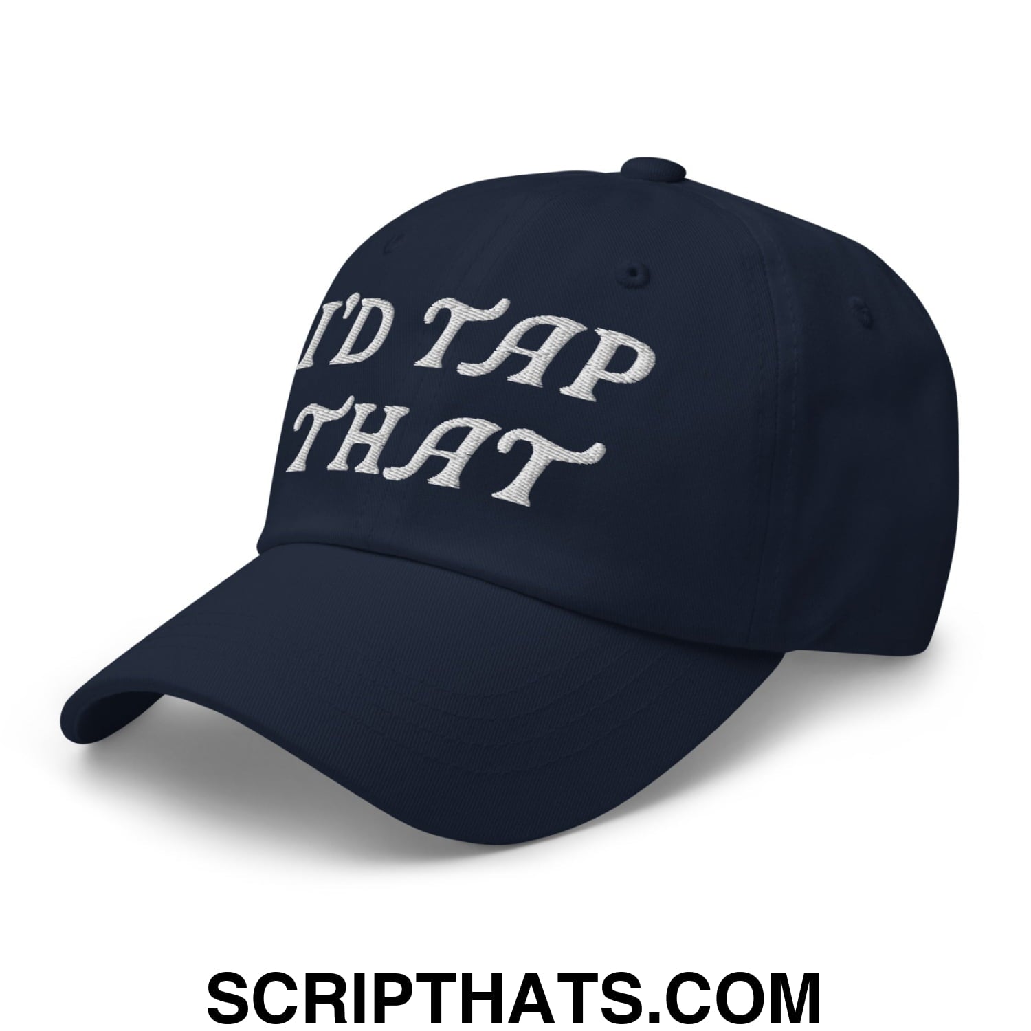 I'd Tap That Embroidered Unstructured Golf Dad Hat Navy