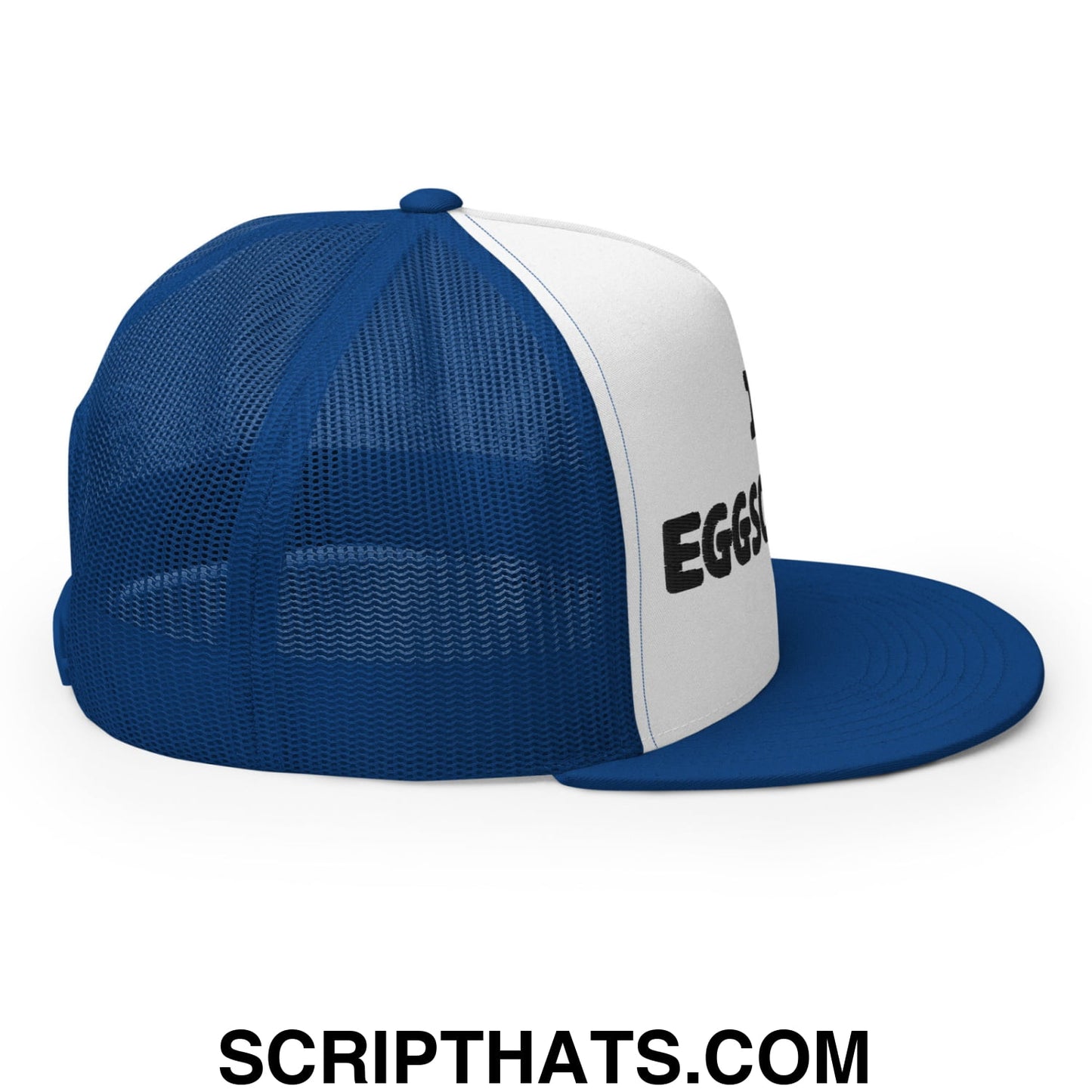I'm Eggscellent Regular Trucker Show Hat Royal White Royal