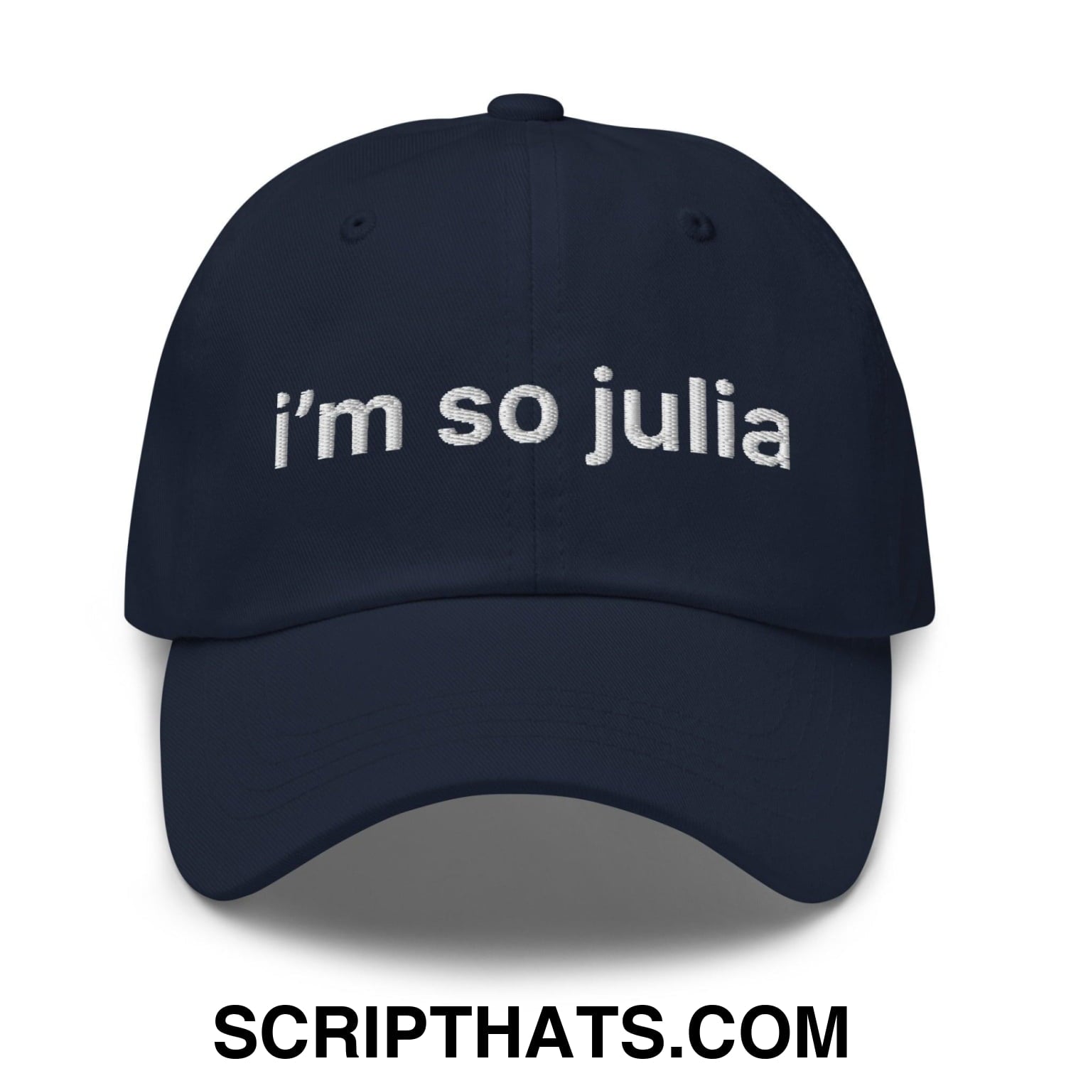I'm So Julia Dad Hat Navy