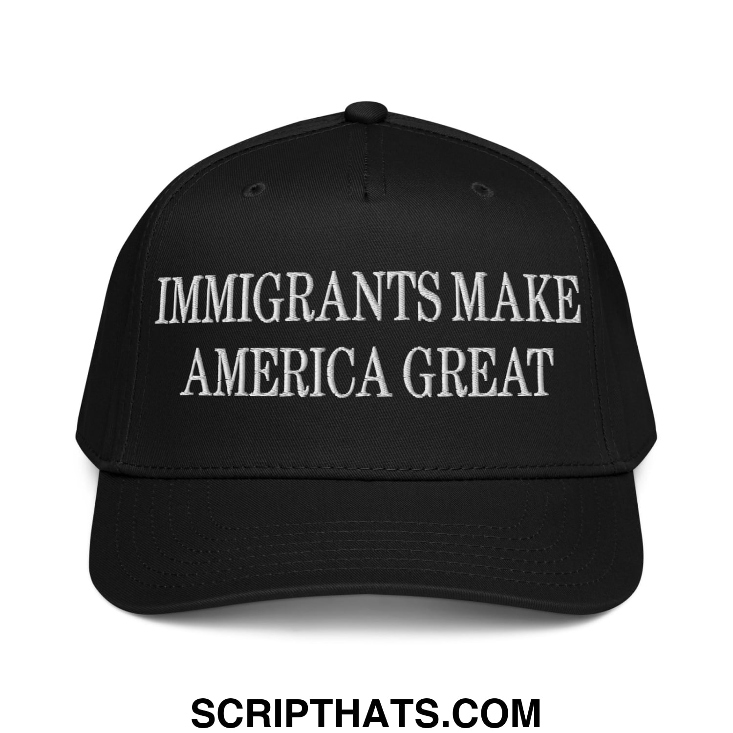 Immigrants Make America Great Embroidered Baseball Snapback Hat Default Title