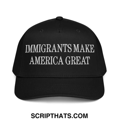 Immigrants Make America Great Embroidered Baseball Snapback Hat Default Title