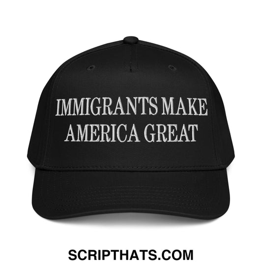 Immigrants Make America Great Embroidered Baseball Snapback Hat Default Title