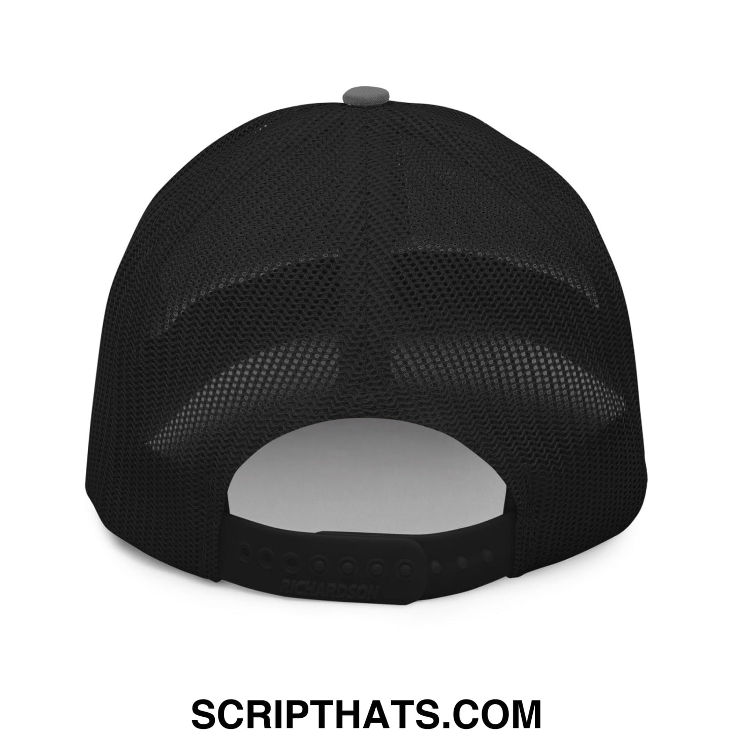 Immigrants Make America Great Embroidered Classic Mesh Trucker Hat Charcoal Black