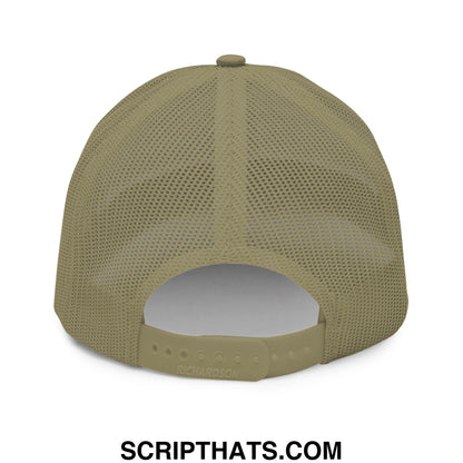 Immigrants Make America Great Embroidered Classic Mesh Trucker Hat Loden