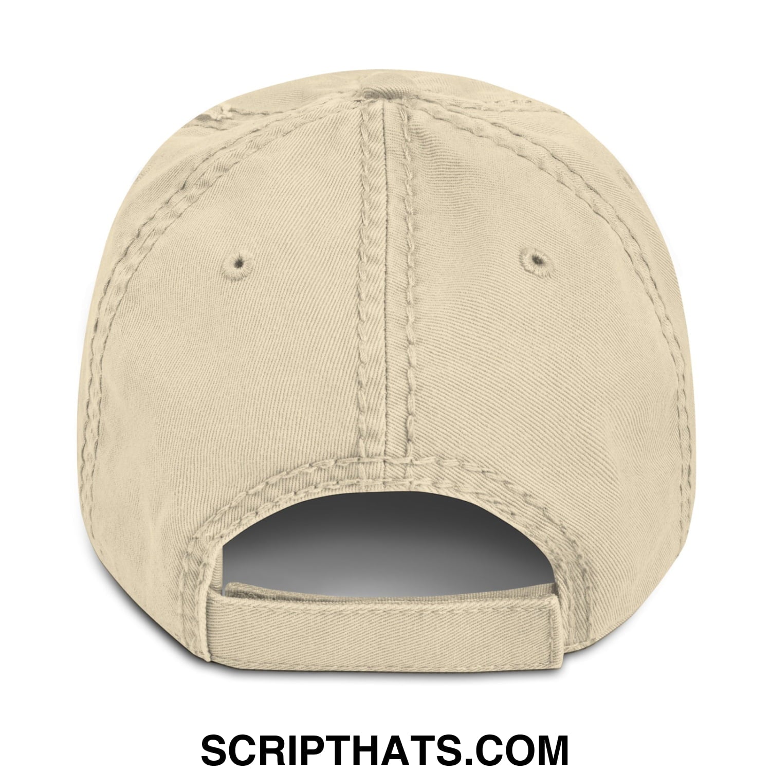 Immigrants Make America Great Embroidered Distressed Dad Hat Khaki