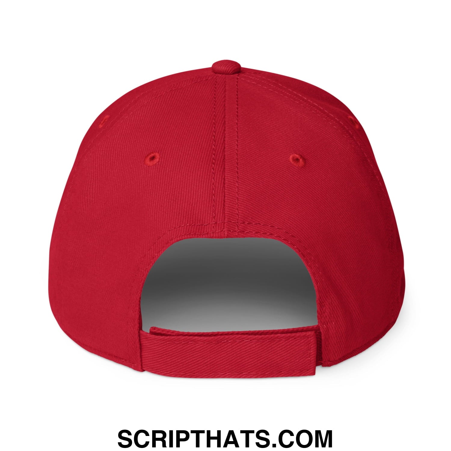 Immigrants Make America Great Embroidered Low Profile Dad Hat Red