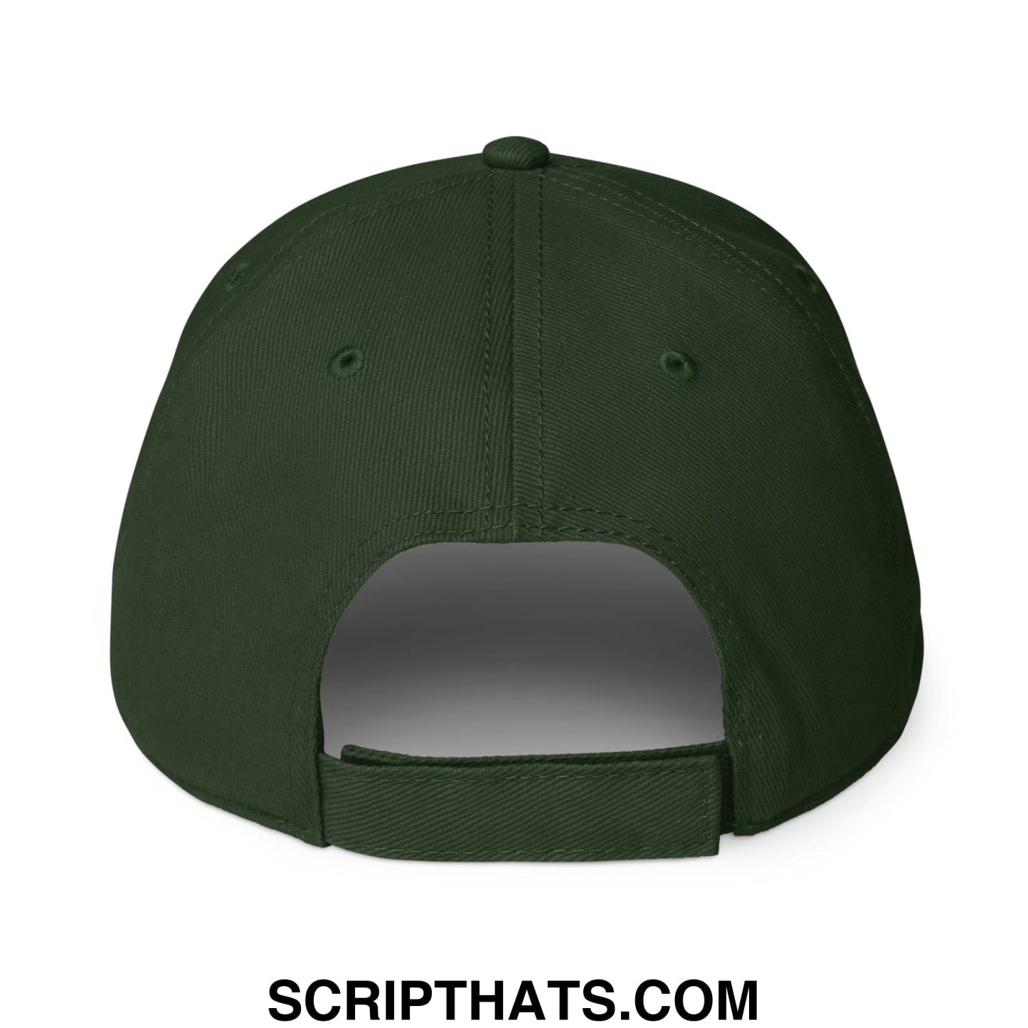 Immigrants Make America Great Embroidered Low Profile Dad Hat Dark green
