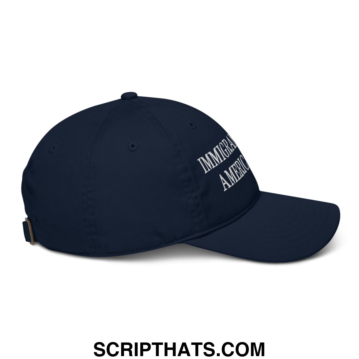 Immigrants Make America Great Embroidered Organic Dad Hat Pacific