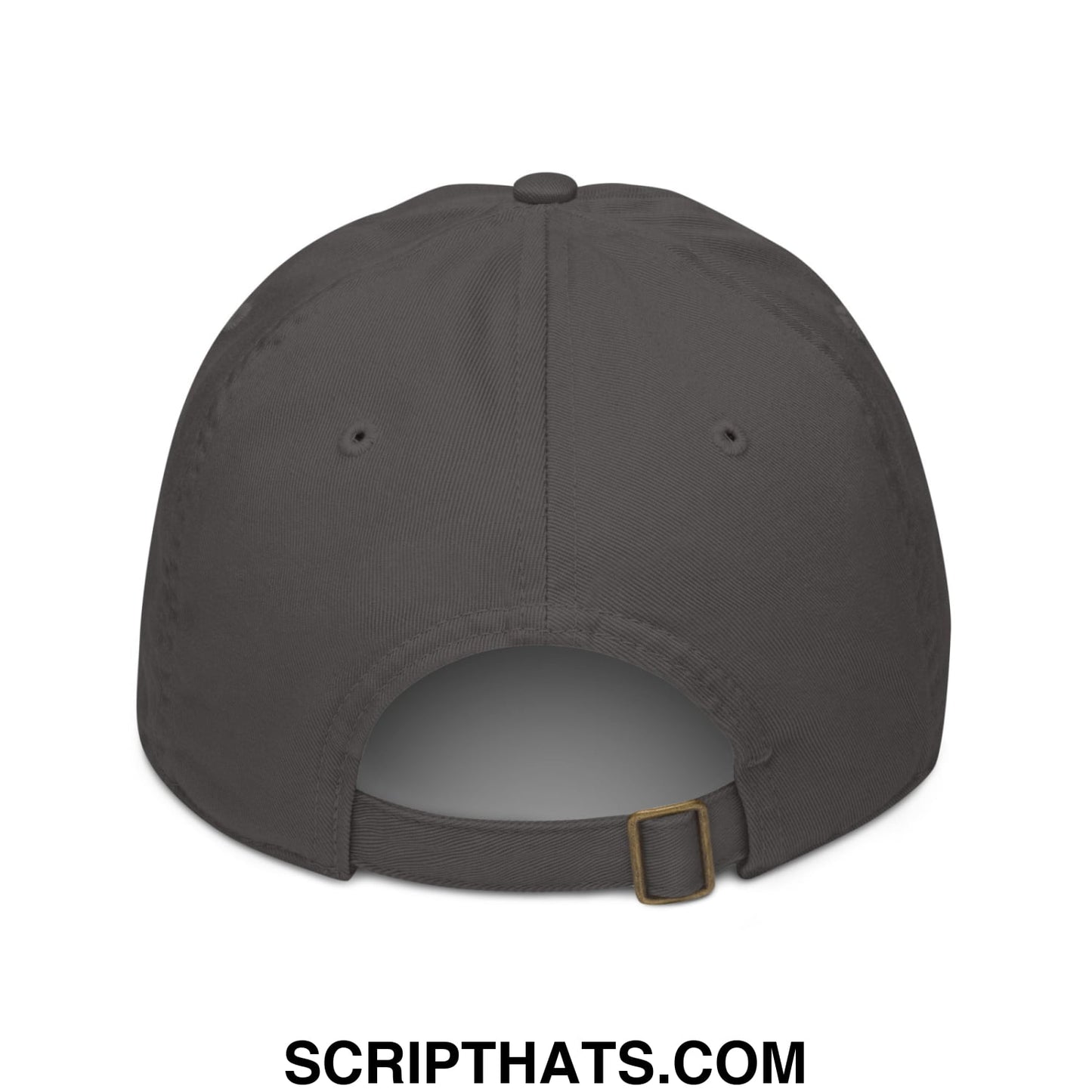 Immigrants Make America Great Embroidered Organic Dad Hat Charcoal