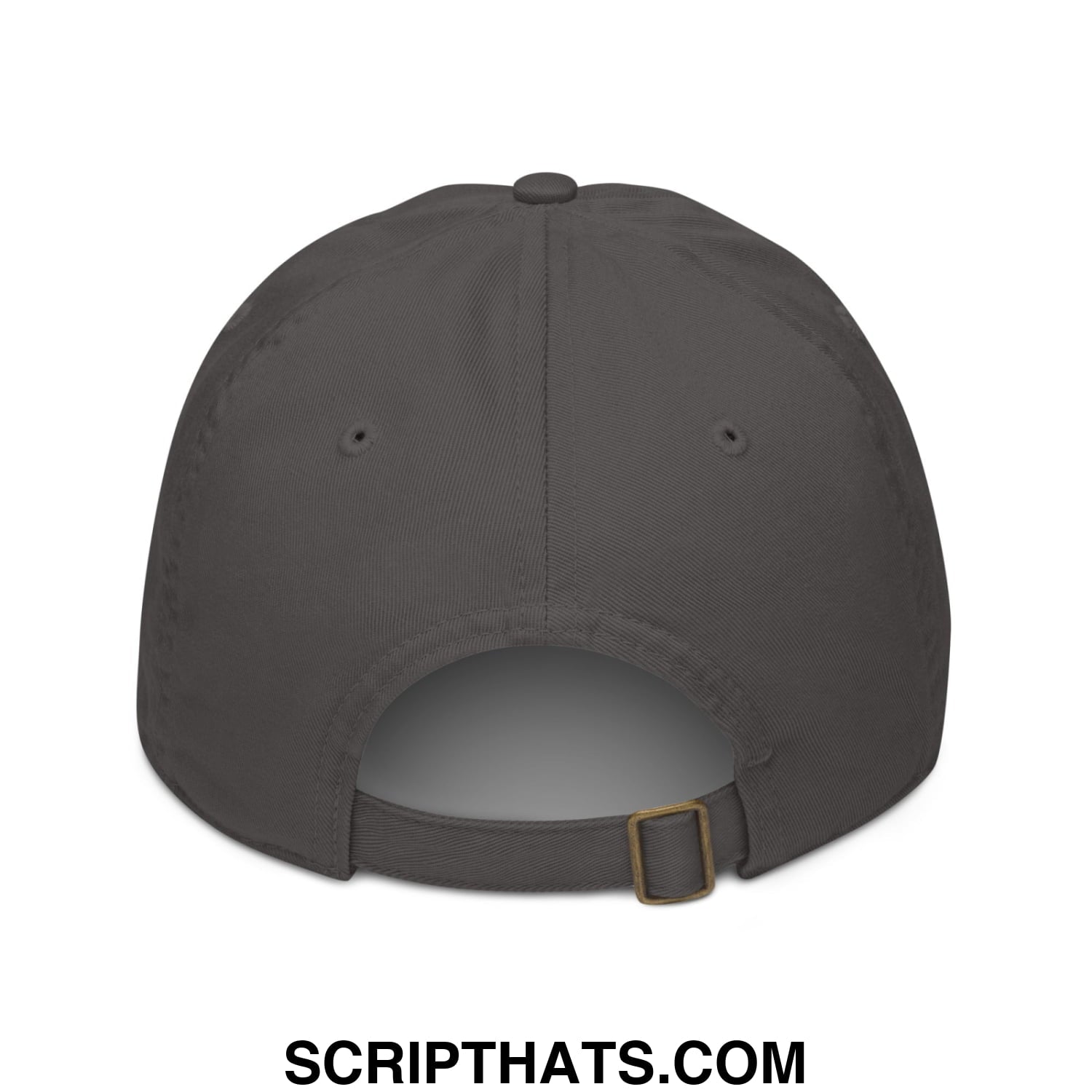 Immigrants Make America Great Embroidered Organic Dad Hat Charcoal