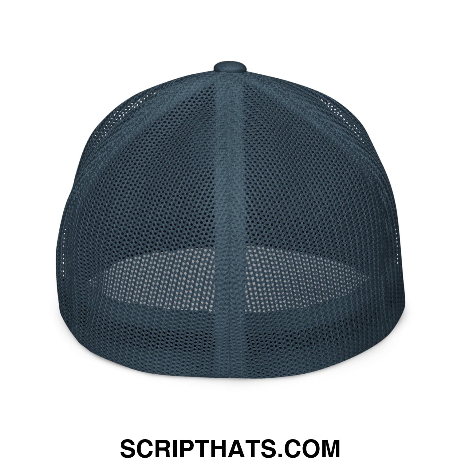 Immigrants Make America Great Embroidered Stretch Fit Mesh Trucker Hat Navy
