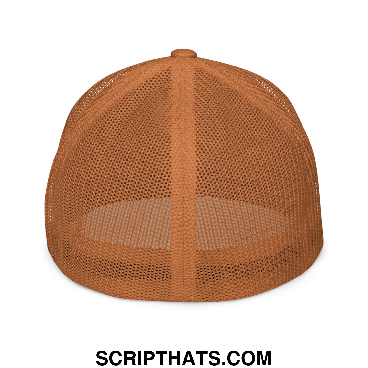 Immigrants Make America Great Embroidered Stretch Fit Mesh Trucker Hat Caramel