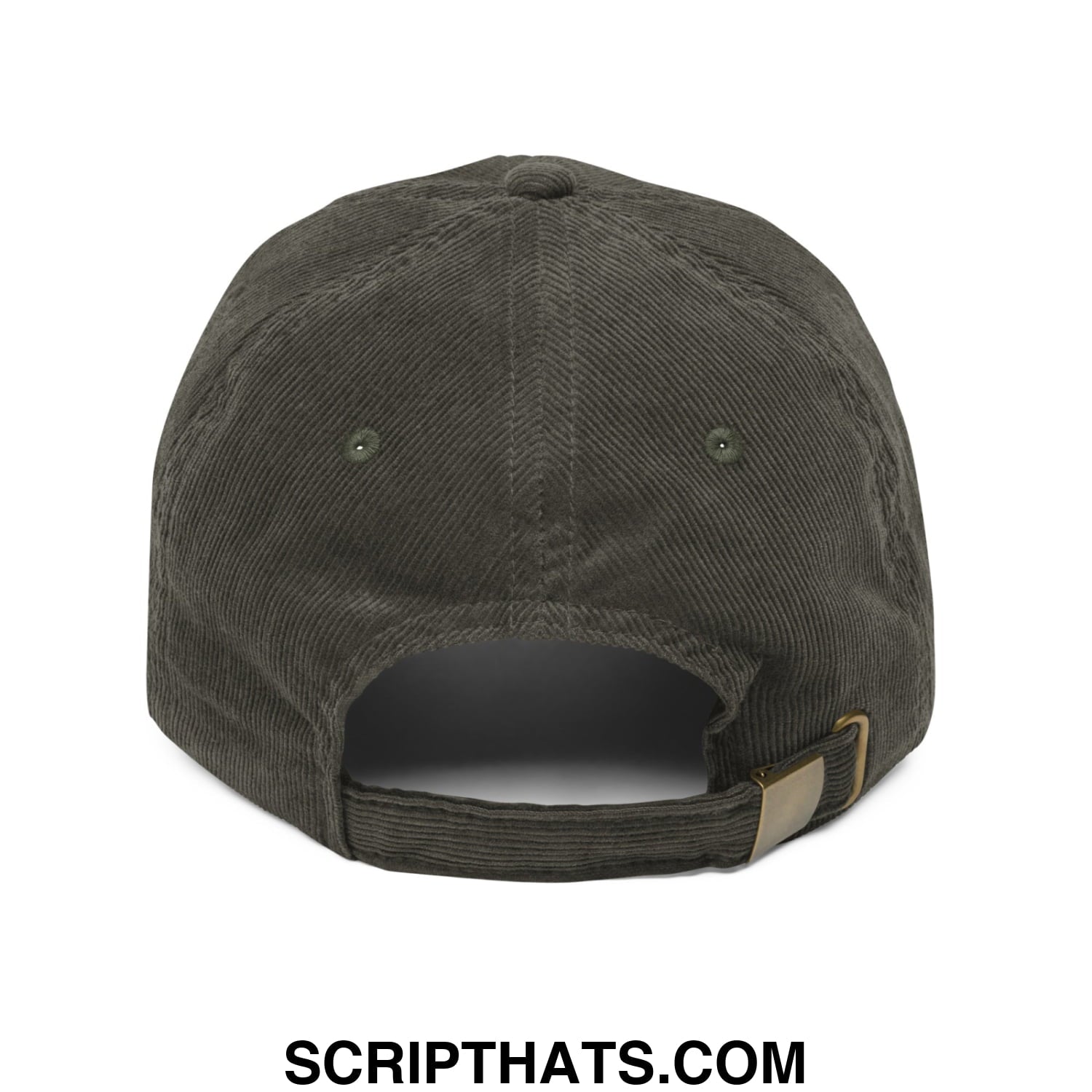 Immigrants Make America Great Embroidered Unstructured Corduroy Dad Hat Olive