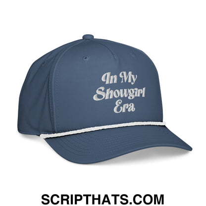 In My Showgirl Era Embroidered Rope Hat Light Blue White