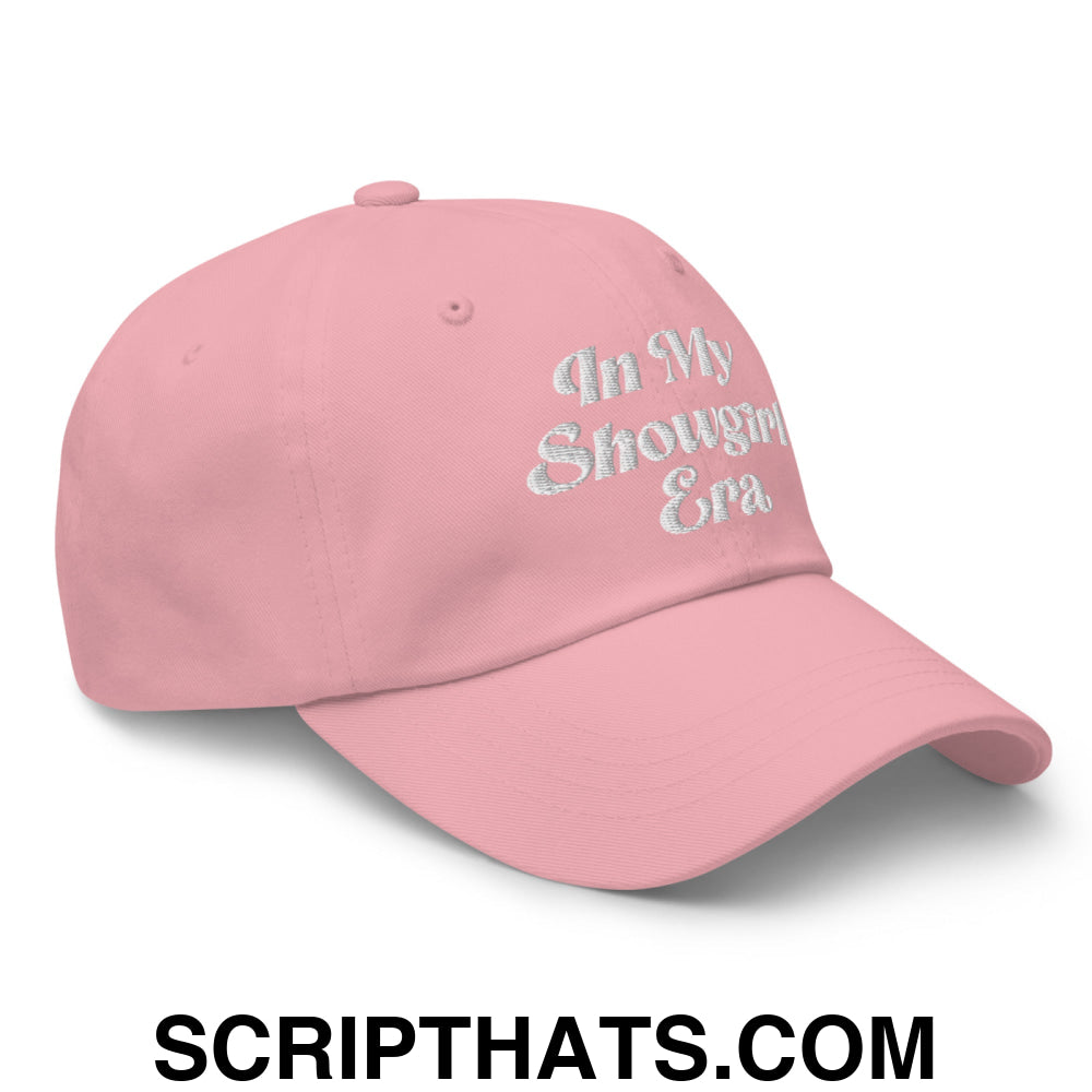 In My Showgirl Era Embroidered Unstructured Dad Hat Pink