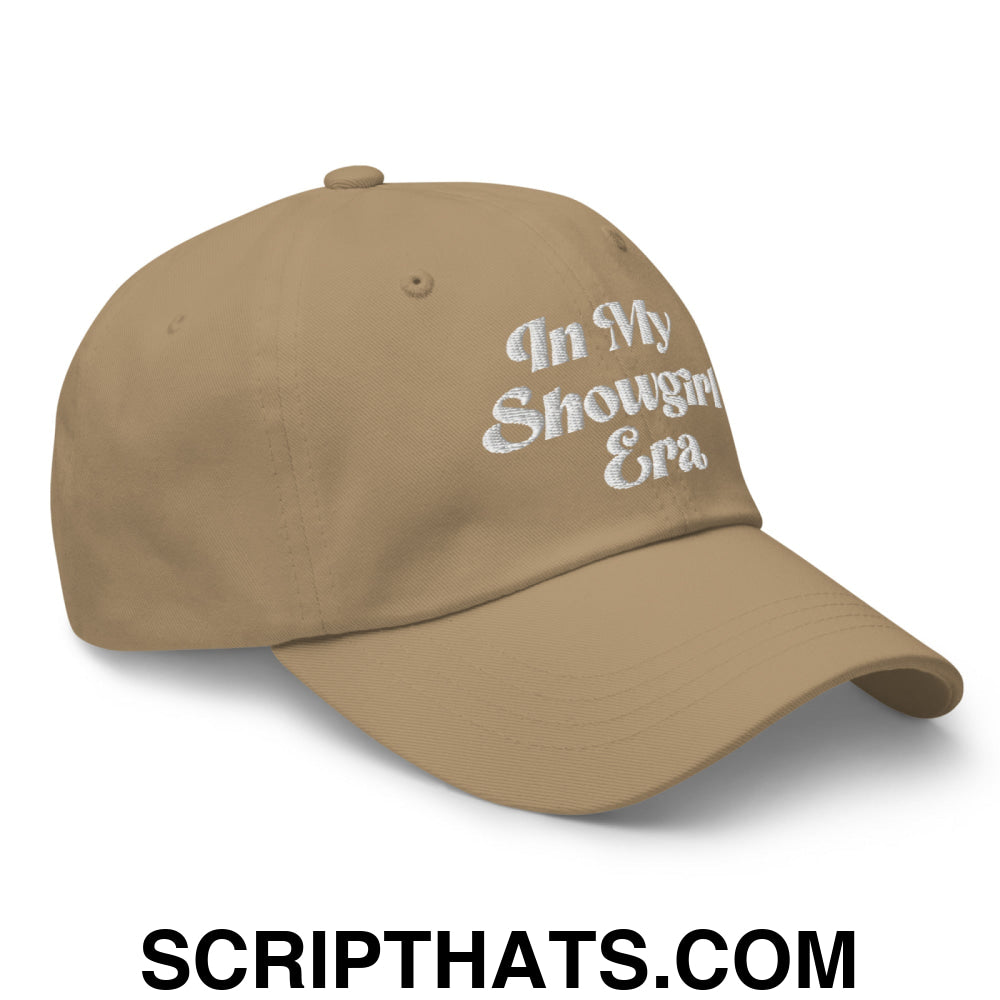 In My Showgirl Era Embroidered Unstructured Dad Hat Khaki