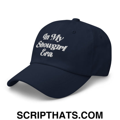 In My Showgirl Era Embroidered Unstructured Dad Hat Navy