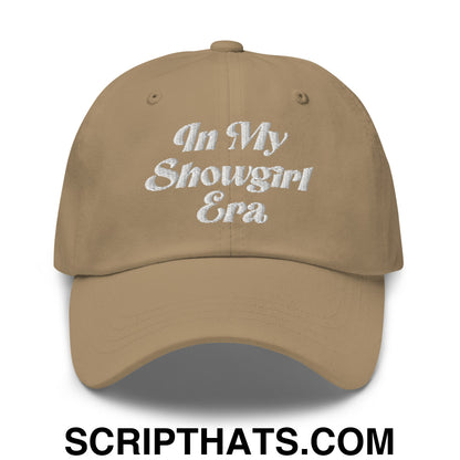 In My Showgirl Era Embroidered Unstructured Dad Hat Khaki