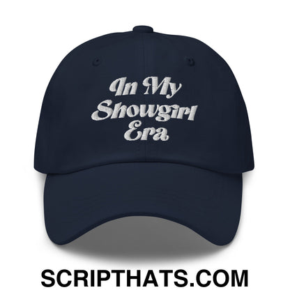 In My Showgirl Era Embroidered Unstructured Dad Hat Navy