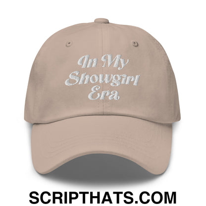 In My Showgirl Era Embroidered Unstructured Dad Hat Stone