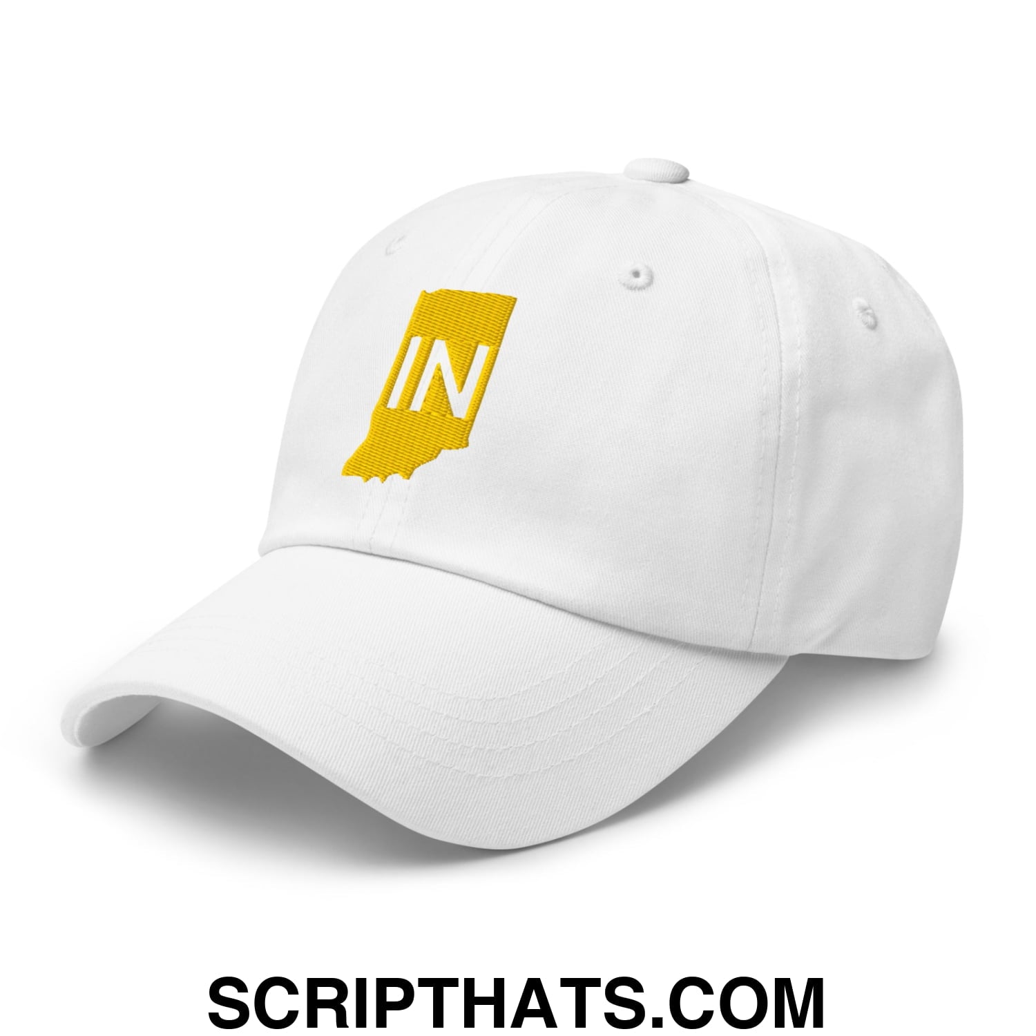 Indiana State IN Embroidered Unstructured Dad Hat Navy