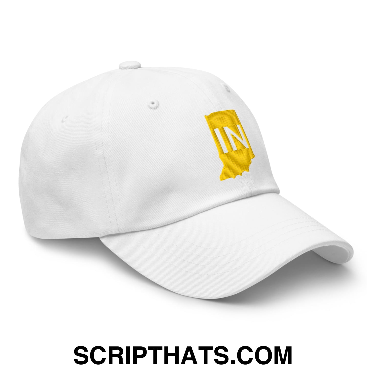 Indiana State IN Embroidered Unstructured Dad Hat Navy