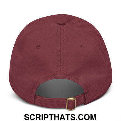 Irish Goodbye Expert Embroidered Baseball Dad Hat Maroon