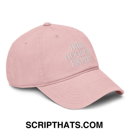 Irish Goodbye Expert Embroidered Baseball Dad Hat Dusty Rose
