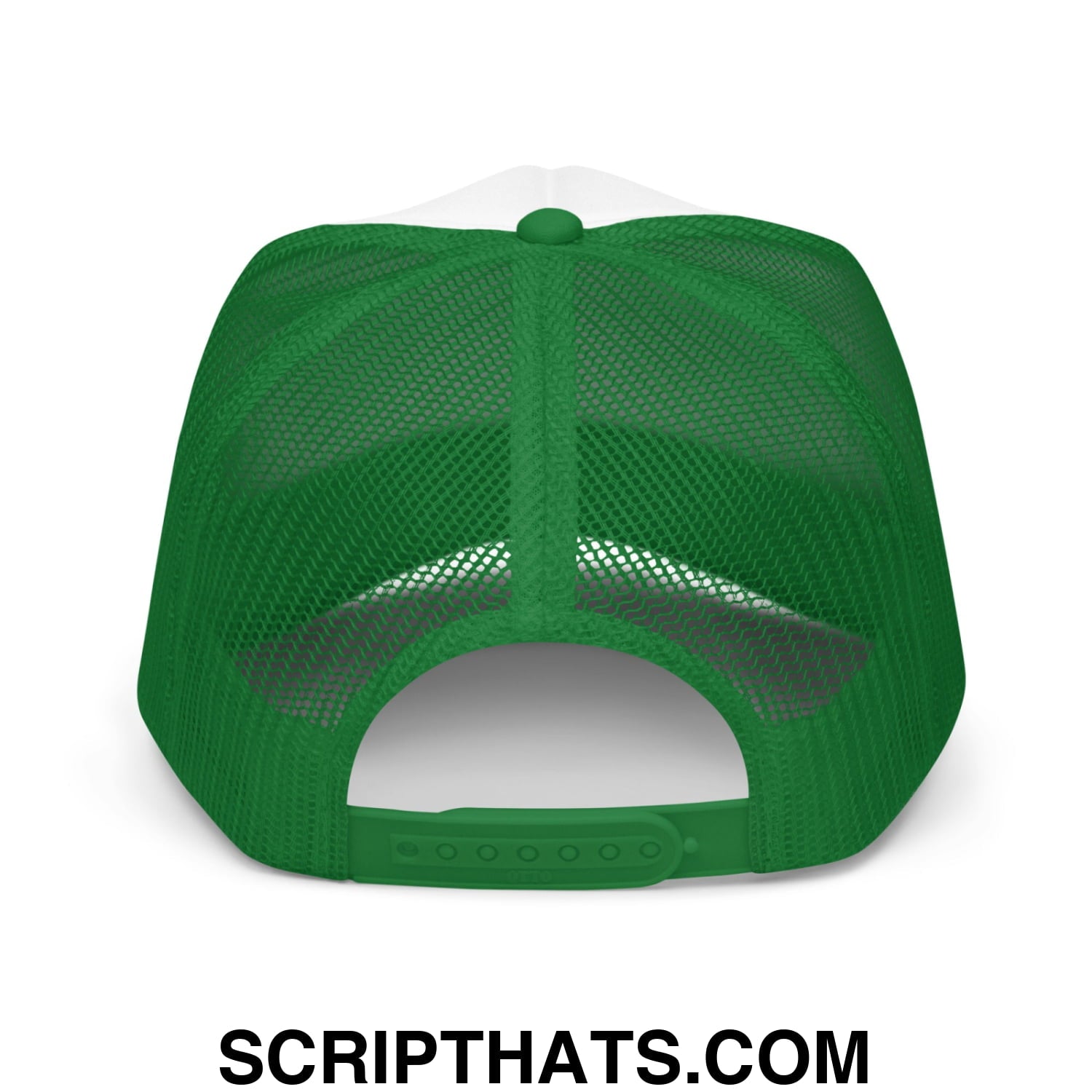 Irish Goodbye Expert Embroidered Foam Mesh Trucker Hat Kelly White Kelly