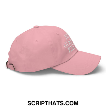 Irish Goodbye Expert Embroidered Unstructured Dad Hat Pink