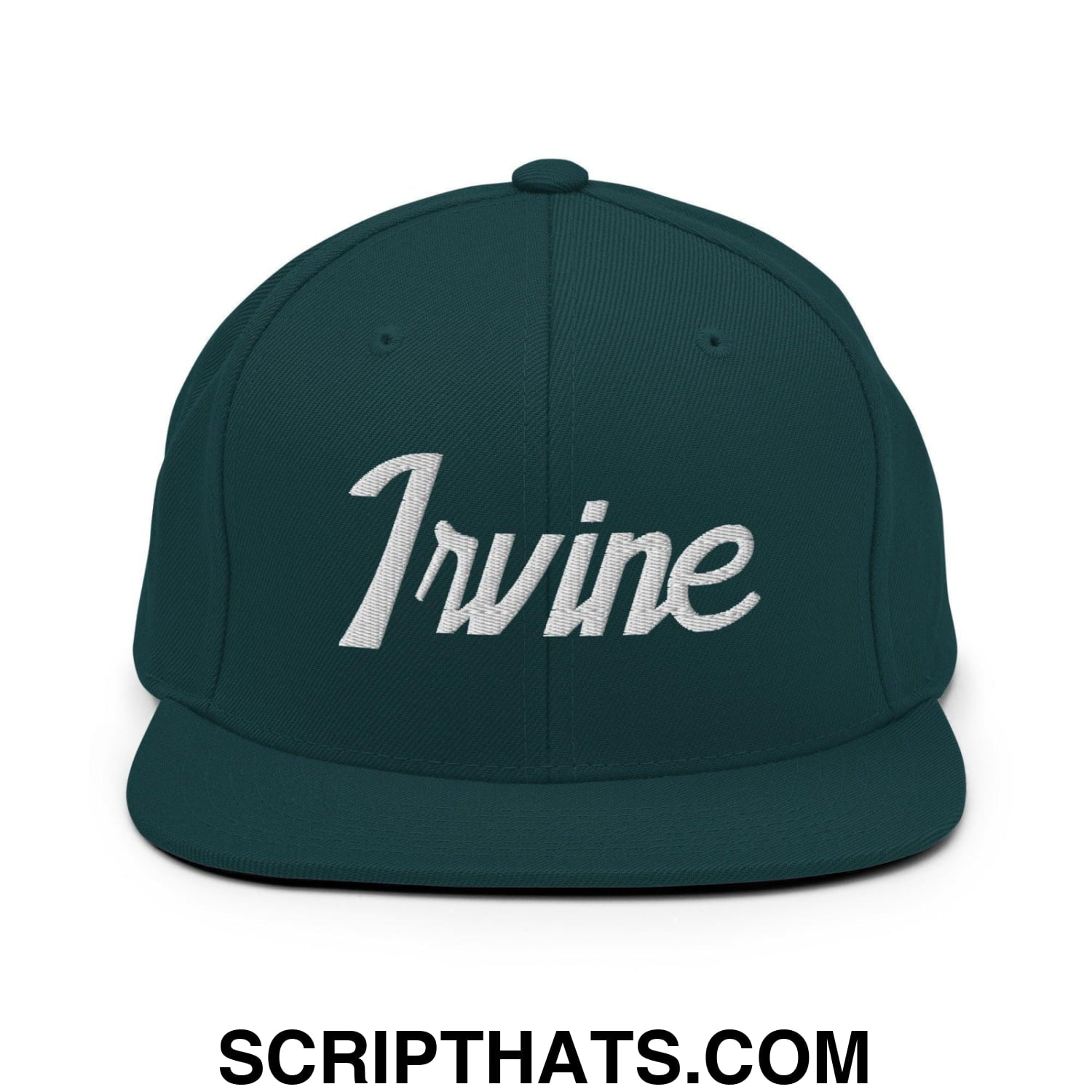 Irvine Script Snapback Hat Spruce