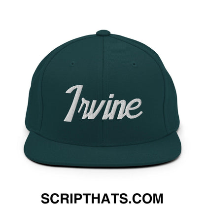Irvine Script Snapback Hat Spruce