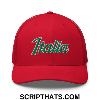 Italia Olympics / World Cup Embroidered Mesh Trucker Hat Default Title