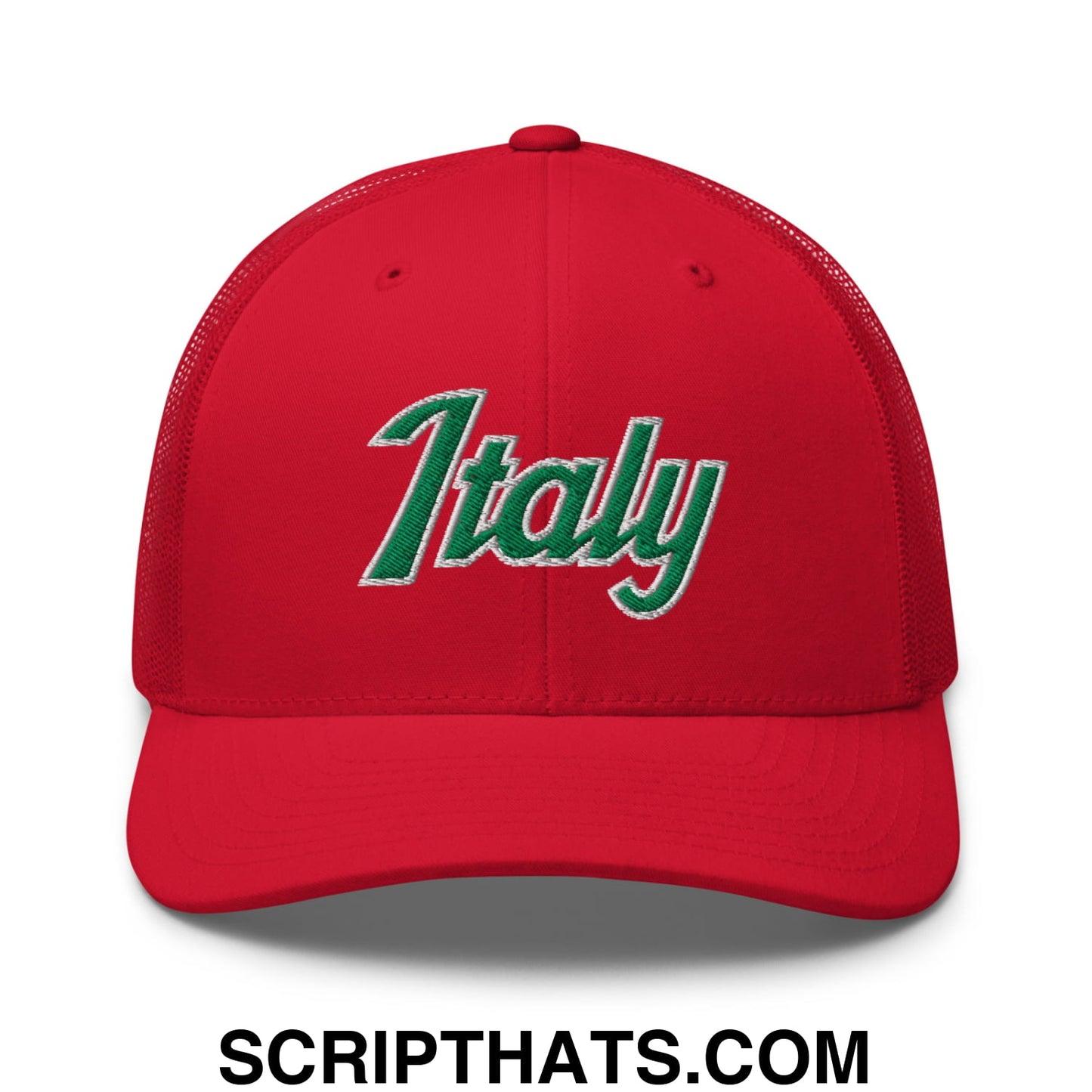 Italy Olympics / World Cup Embroidered Mesh Trucker Hat Default Title