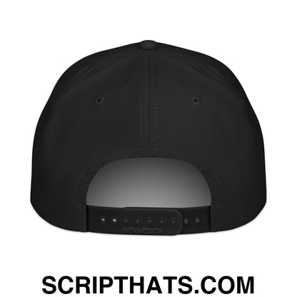 It's Baker Time Embroidered Rope Hat Black White